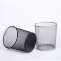 Exquis Iron Mesh Metal Metal Office et ménage Couche des déchets Métal Mesh Mesh Iron Mesh Wastebasket Factory Direct Wholesa